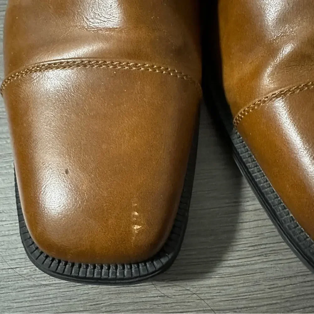 Alfani Men's‎ Adam Cap Toe Brown Oxford Dress Shoes Size 11